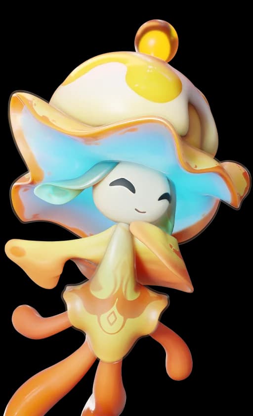 Luminelle, the Lightning Support Aniimo — official artwork