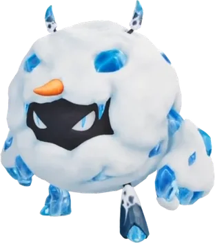 Boulabée forme des neiges, rendu officiel en pied