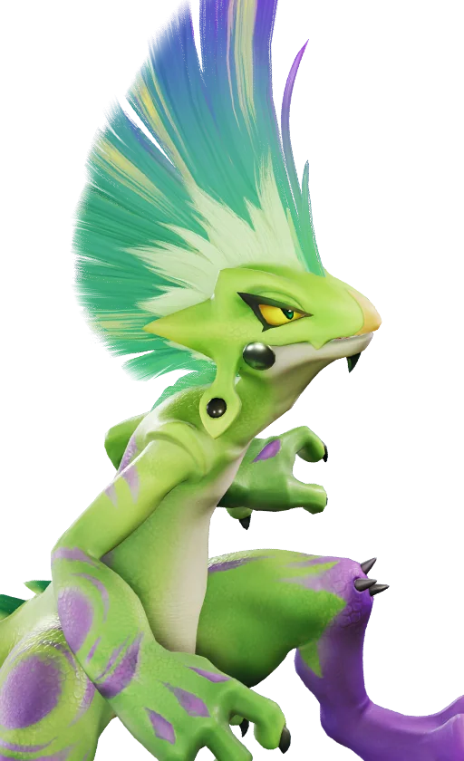 Portrait de Pomawk, Aniimo Rupture de type Herbe
