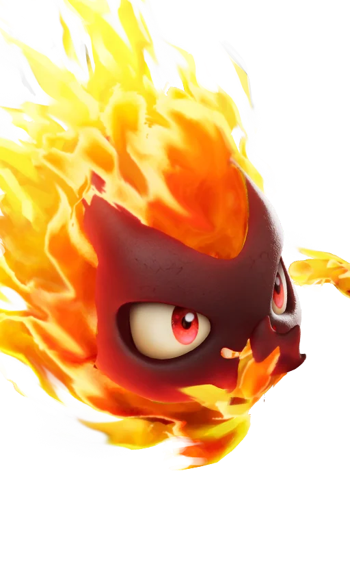 Portrait de Farfafeu, Aniimo Régénération de type Feu