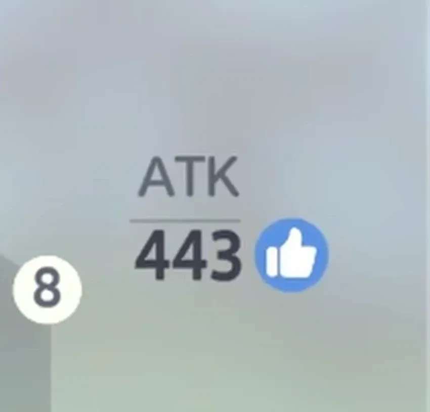 Sparkelf ATK stat in Aniimo reading 443 at ATK Potential 8 on the Capability Awakening radar