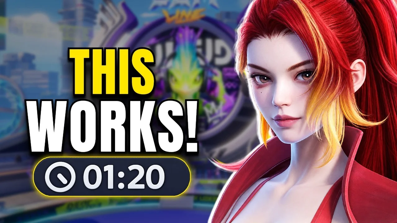 Lex’s Aniimo video thumbnail: Instructor Lita with red and gold hair beside the words THIS WORKS! and a 01:20 timer