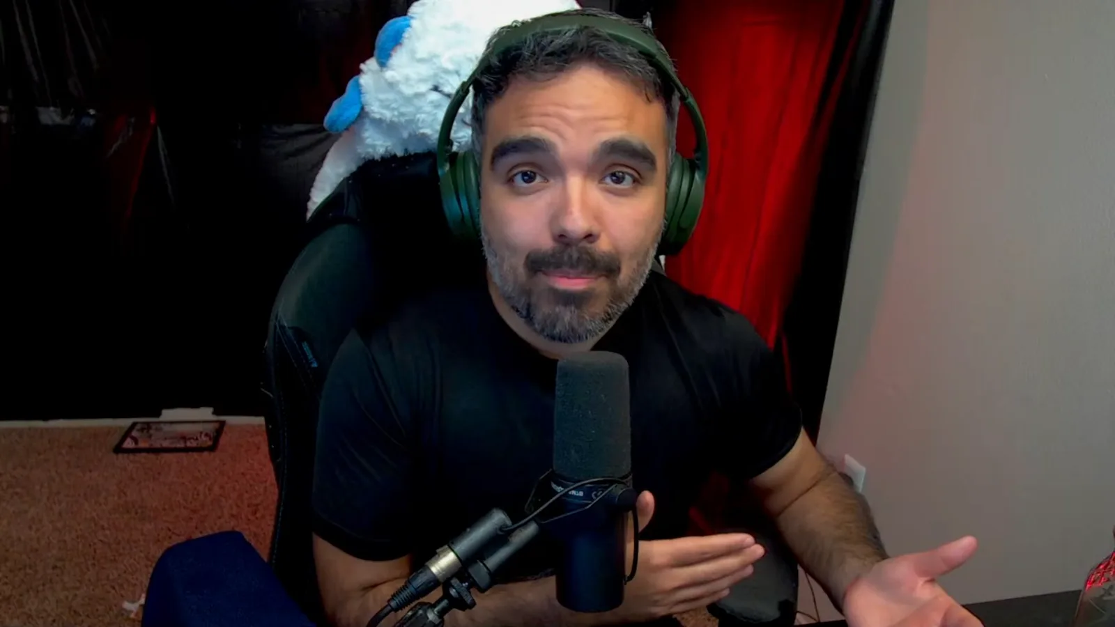 AniimoSync on camera in his Aniimo Lucky Strike odds video, reacting to the 0.5% rate after ten Lucky Strikes and the cost of farming Prismana