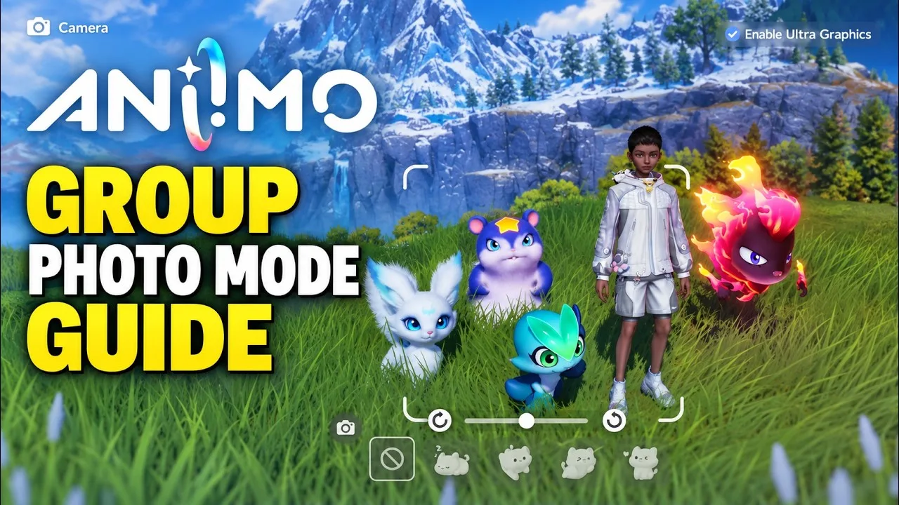 Aniimo Photo Mode: Group Photos, Poses and Gaze