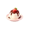 Berry Chocolate Coconut Pudding